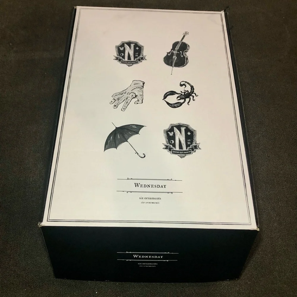 Pottery Barn Wednesday Ornament Set